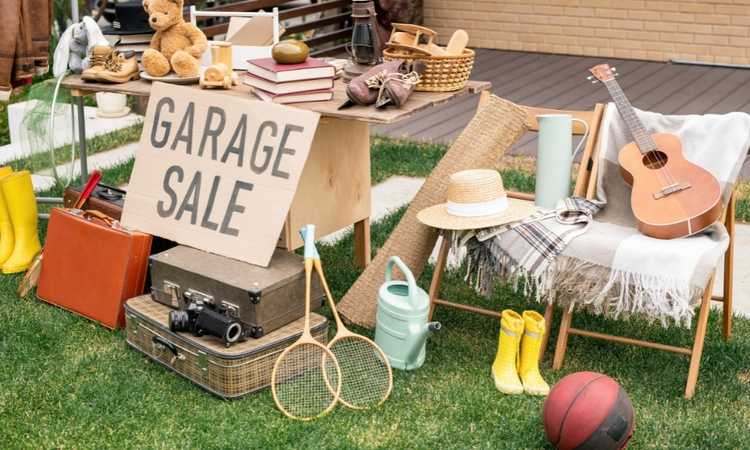 Ideas for Finding Money to Pay Off Your Debts - yard sale